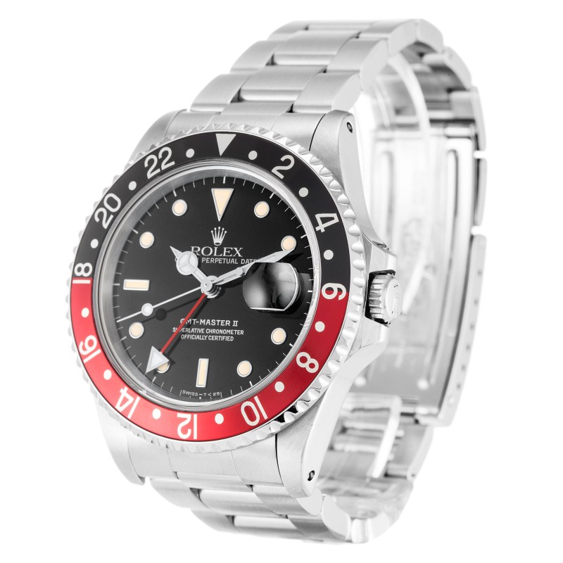 AAA UK Black Dial Rolex Replica GMT Master II 16710-40 MM