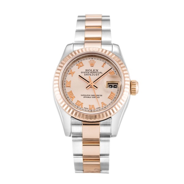 AAA UK Rose Roman Numeral Dial Rolex Replica Datejust Lady 179171-26 MM