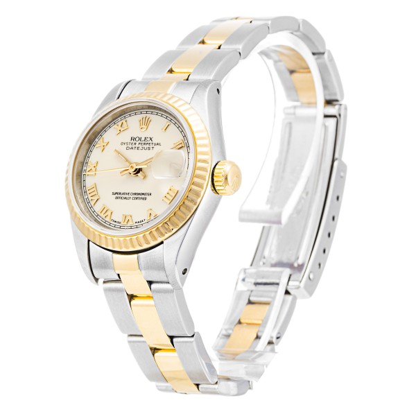 AAA UK Rolex Ivory Roman Numeral Dial Replica Datejust Lady 69173-26 MM