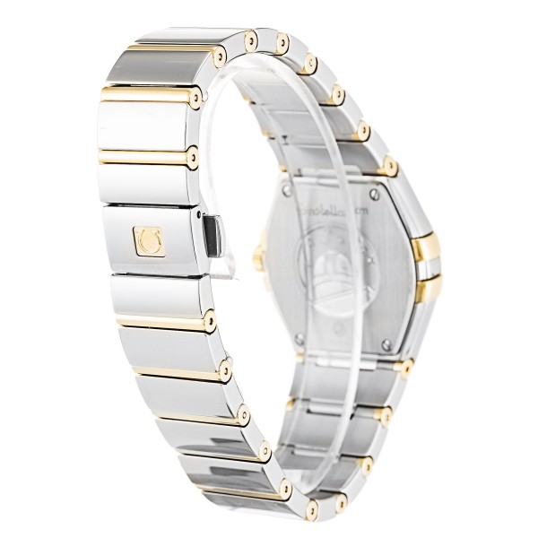AAA UK Mother of Pearl - White Diamondd Dial Omega Replica Constellation Ladies 123.25.27.60.55.008-27 MM