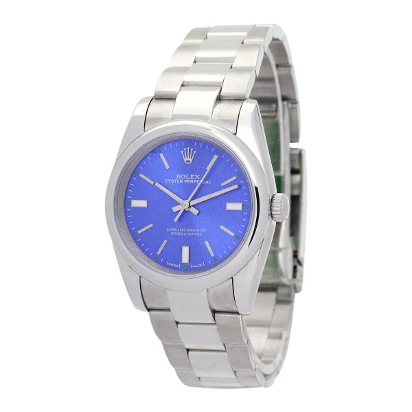 UK Best Blue Dial Rolex Replica Lady Oyster Perpetual-31 MM