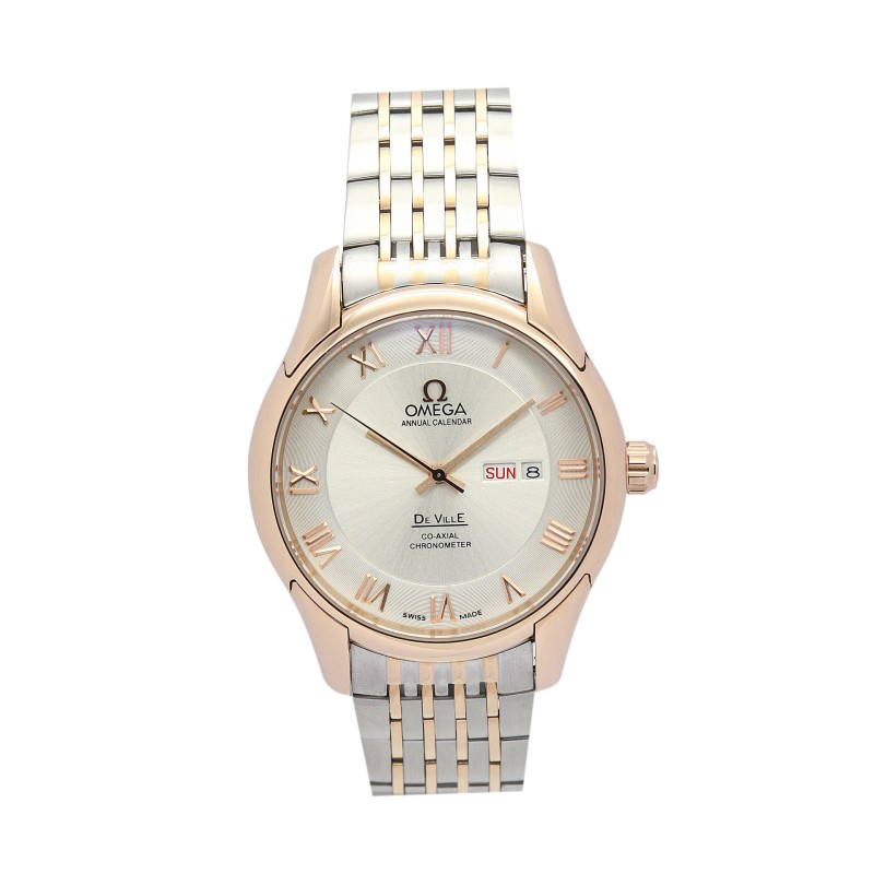AAA UK Silver Dial Omega Replica De Ville Hour Vision-41 MM