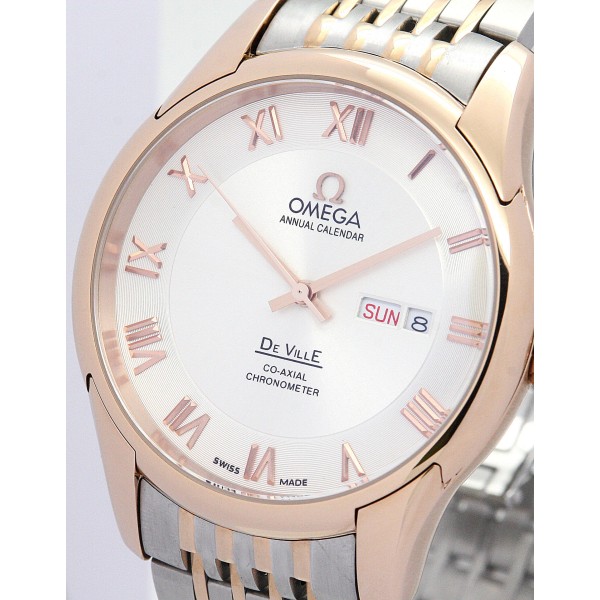 AAA UK Silver Dial Omega Replica De Ville Hour Vision-41 MM